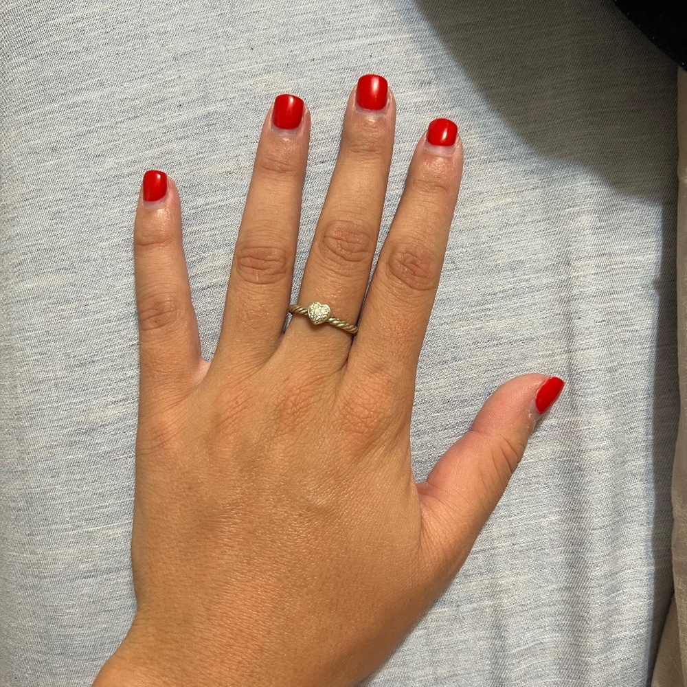 David Yurman Heart Stack Ring